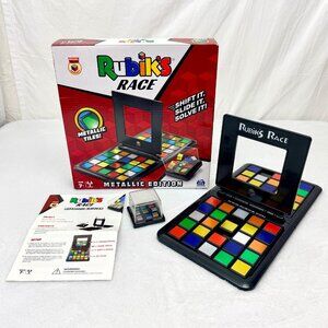 Rubic's Race Metallic Edition Tile Game 2021 Spin Master Games 100% Complete